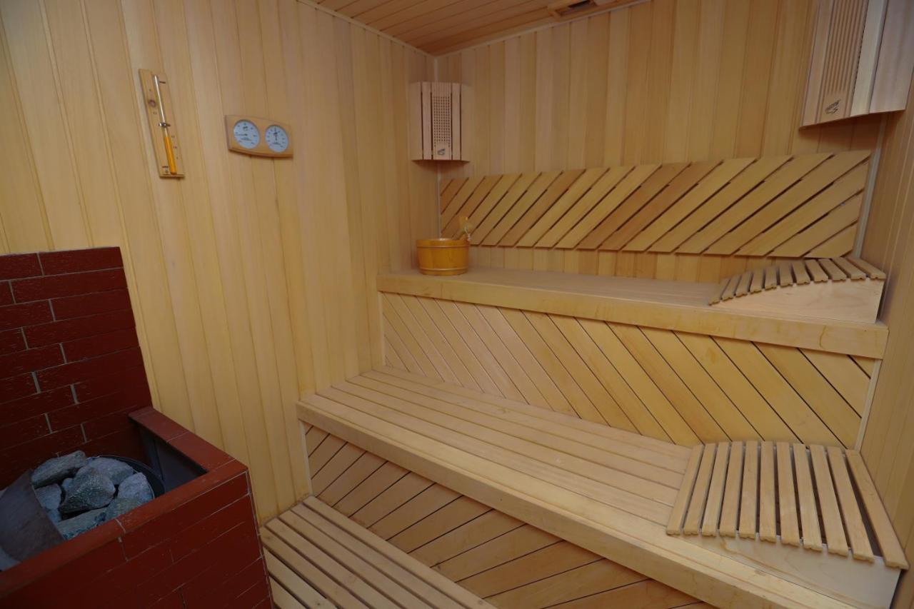 Gabala Garden Hotel Eksteriør billede A Finnish sauna